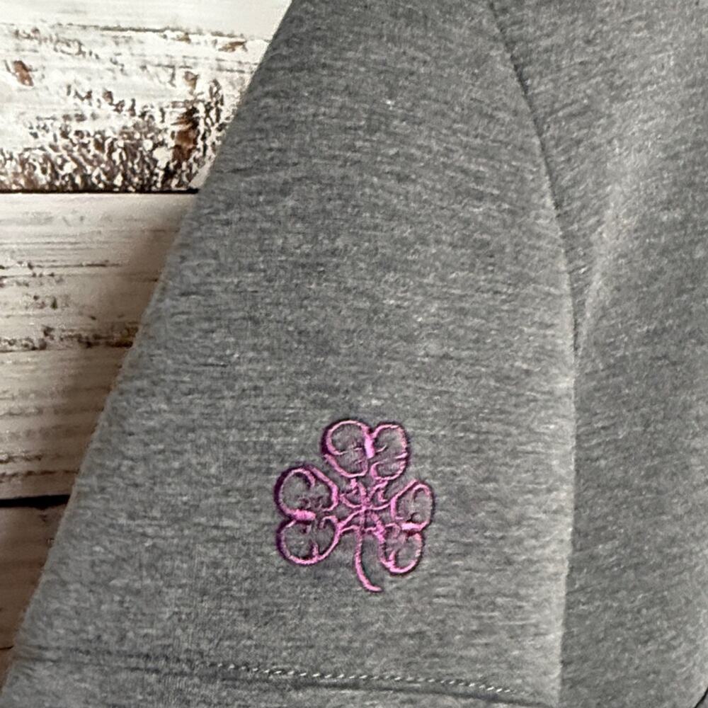 Lija 1/4 Zip Women's Sweatshirt Large Gray - Picture 5 of 6